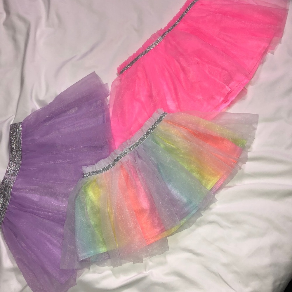 LOT 3 TUTU SKIRTS 12/18M